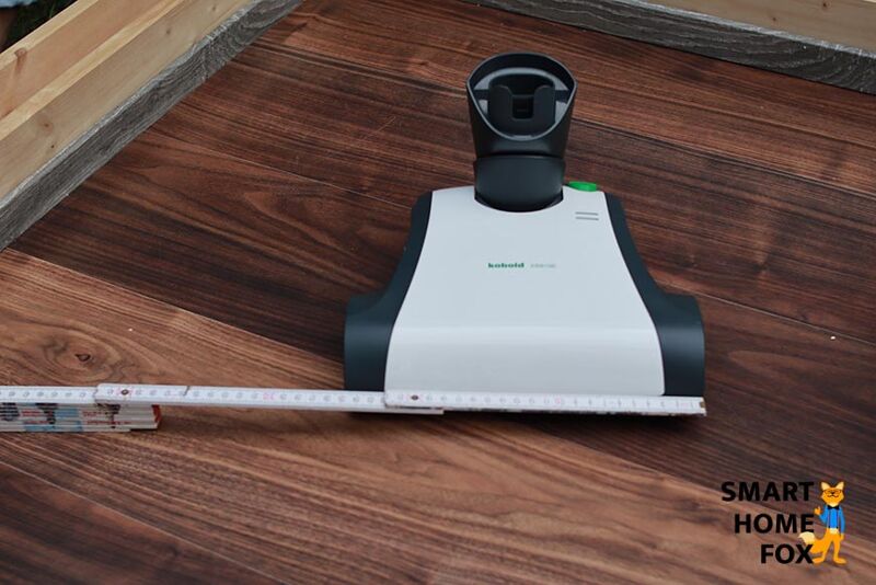 The width of the EBB100 floor roller